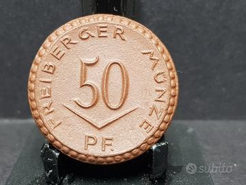 Moneta porcellana fdc 50 pfennig 1927