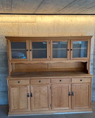 Credenza vintage in legno massello restaurata!