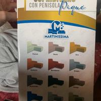 Copridivano con penisola