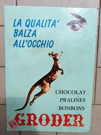 INSEGNA PUBBLICITARI GROBER 1960 (None) Cioccolato