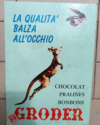 INSEGNA PUBBLICITARI GROBER 1960 (None) Cioccolato