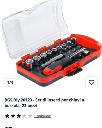 set chiavi bussola 23 pezzi