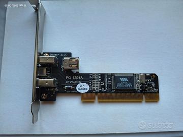 Scheda controller PCI-FireWire 400 IEEE1394a