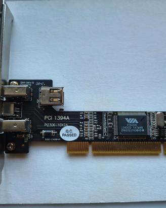 Scheda controller PCI-FireWire 400 IEEE1394a