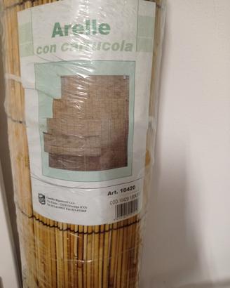 tapparella in bamboo con carrucola 