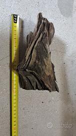 Tronco allestimento acquario