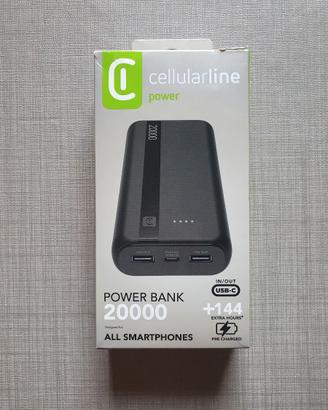 Power bank Cellularline 20000 mah come nuovo