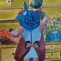 quadro quadretto dipinto su tela