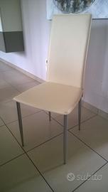 6 sedie Domitalia Zen in cuoio