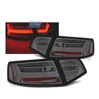 FANALI AUDI A6 4F 08-11 LIGHT BAR FONDO CROMATO FU
