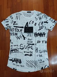 Maglietta "Nazzaro" con stoffa trasparente L