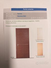 ANTA PER PORTA INTERNA GEMINA COLORE BIANCO