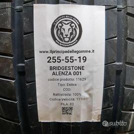 2 gomme 255 55 19 bridgestone a11629