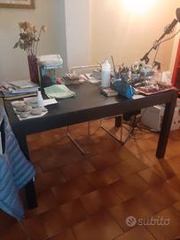 Tavolo color wengè 84×140 nuovo!!! Allungabile