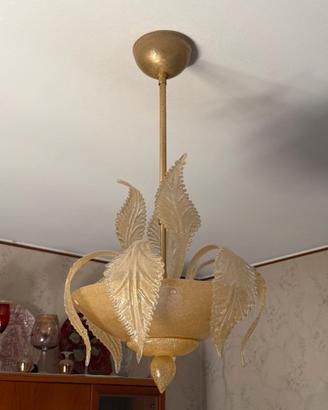 Lampadario in vetro di murano