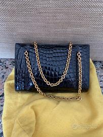 borsa da sera vintage vero coccodrillo