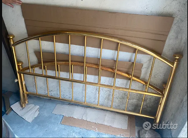 TESTATA LETTO IN FERRO E BRONZO - LANCIANO