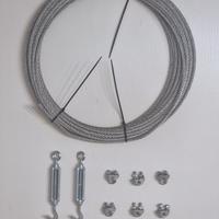 15m acciaio galvanizzato fune 5mm tessere: 6x7 + 