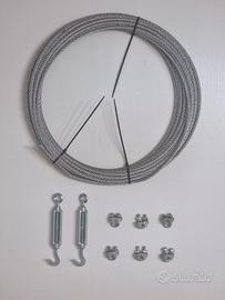 15m acciaio galvanizzato fune 5mm tessere: 6x7 + 