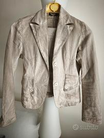 Giacca e pantalone beige tg 42