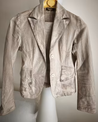 Giacca e pantalone beige tg 42