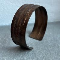 Bracciale Rigido Boho Etnico Effetto Ottone