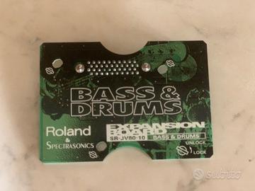 ESPANSIONE BASS & DRUMS PER ROLAND JV 2080SRJV8010
