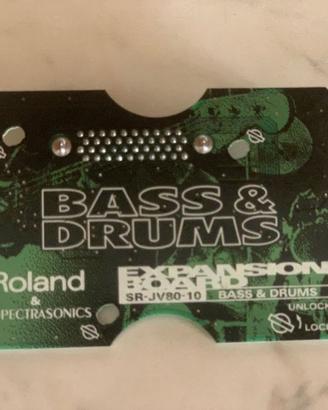 ESPANSIONE BASS & DRUMS PER ROLAND JV 2080SRJV8010