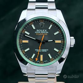 Rolex Milgauss 116400GV Verde + GARANZIA