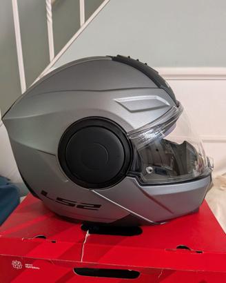 Coppia Caschi Moto Modulari LS2 e microfono