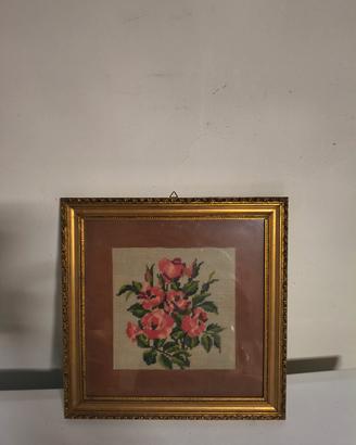 Quadro all'uncinetto 