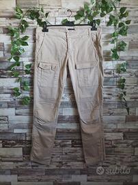 PANTALONI CARGO SISLEY TG. 46 BEIGE