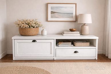 Mobile shabby in legno massiccio