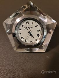 orologio Ottaviani da tavolo in cristallo 