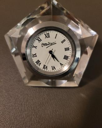orologio Ottaviani da tavolo in cristallo 