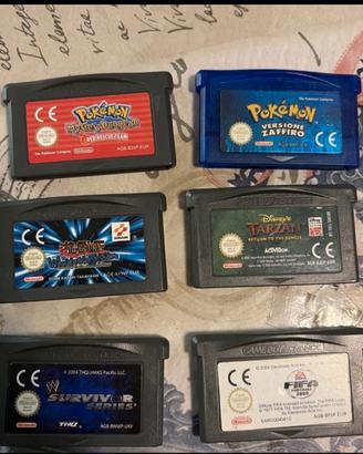 6 Giochi game boy advance Pokemon e altro