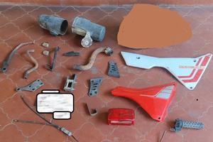 alcuni ricambi Morini Kanguro Corsarino e Guzzi