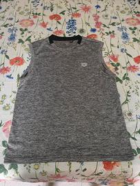 CANOTTA UOMO PALESTRA GRIGIA ARENA TGLIA S