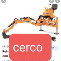 C.ercooo.o retroescavatore per trattore