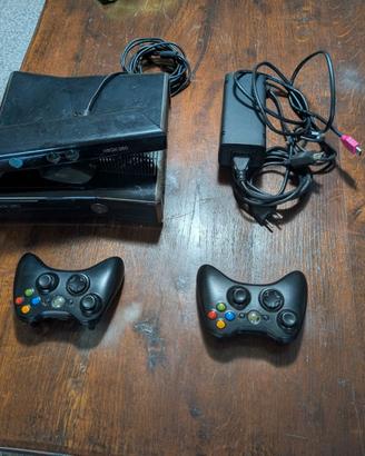 xbox 360 + kinetic + 19 giochi