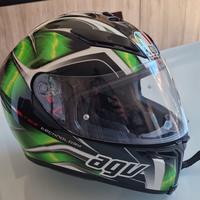Casco AGV Hurricane Black/Green/White