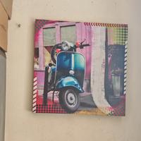 quadro in tela vespa 