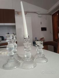 candelabra in cristallo 