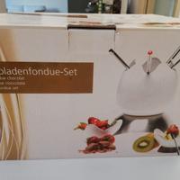 Piccolo set per fonduta cioccolato