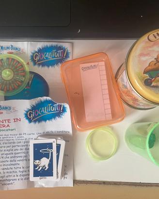 2 giochi e un barattolo Mulino Bianco