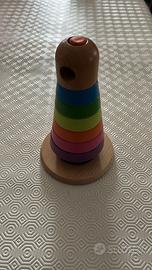 Torre legno  giocattolo bambini