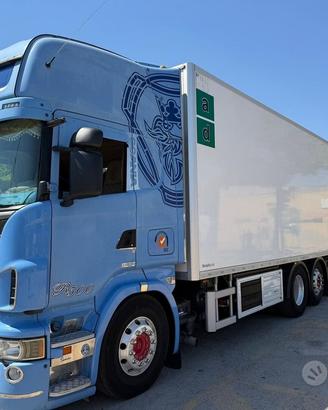 Scania R500 V8 AUTOTRENO FRIGO TACHIGRAFO DISCO AT