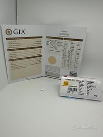 DIAMANTE NATURALE CEETIFICATO GIA