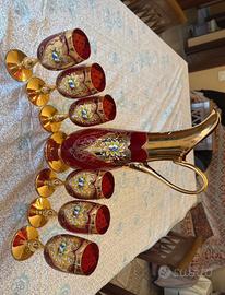 Servizio da vino e liquore (vetro)