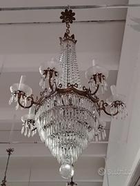 LAMPADARI ANTICHI  DI VARI STILI EPOCHE DIMENSIONI